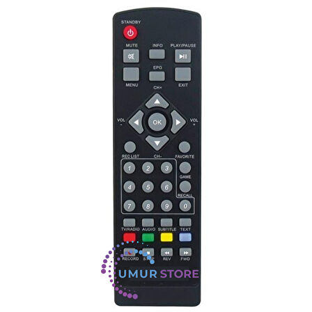 Botech BC-7200 Uydu Alıcı Kumandası