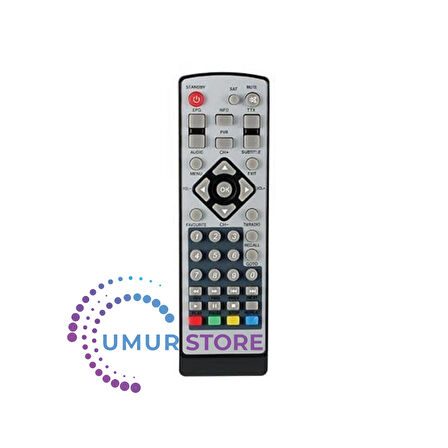 Yumatu Mini HD Slim Uydu Alıcı Kumandası