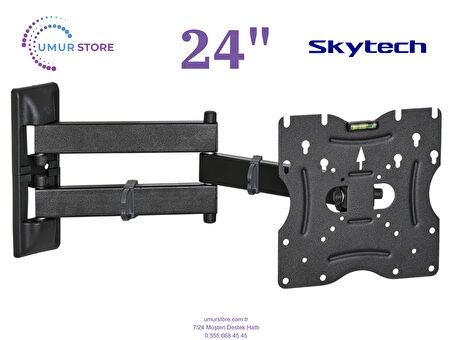Skytech 24ST3101 24 inç / 22”- 49” Lcd Led Televizyon Hareketli Duvar Askı Aparatı