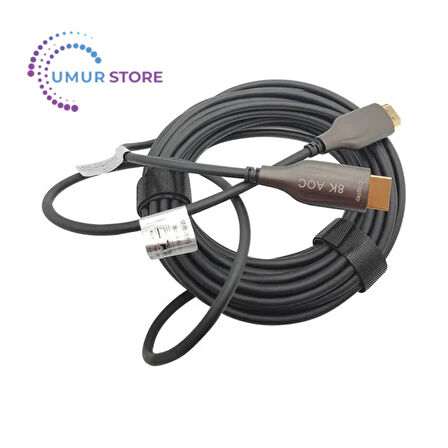 40 Metre - Aoc Fiber HDMI 2.1 Kablo - 48GBPS, 8K@60Hz, 4K@120Hz, 4K@60Hz, Earc, D-Hdr, Dolby Vision