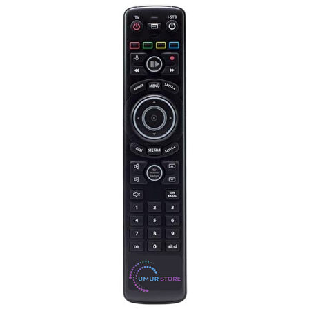 Uyumlu Turksat i-Kutu Kablo TV Uydu Kumandası