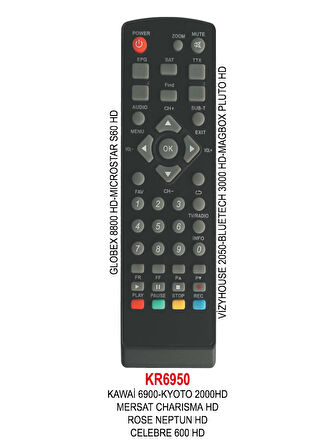 MERSAT CHARISMA HD UYDU KUMANDASI