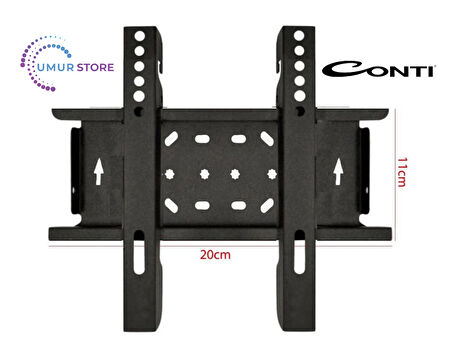 Conti Ct24le100h 24" Hd Ready 19”- 27” inç (55-70cm) Lcd Led TV Sabit Askı Aparatı