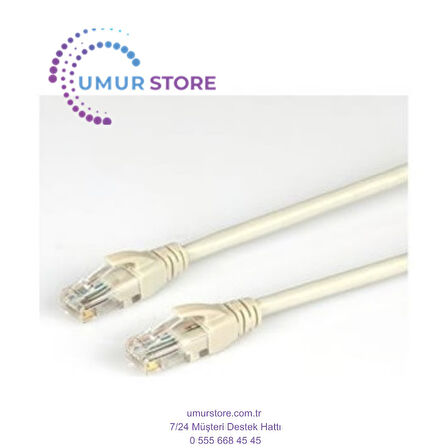 Cat5e Rj45 Ethernet Patch İnternet Modem Kablosu 1.5 Metre