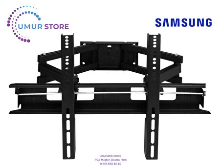 Samsung 50cu8100 4k Ultra Hd 50" Uydu Alıcılı Smart 42”- 55”- 65”- 75” inç Lcd Led Ekran Tv Hareketli Askı Aparatı