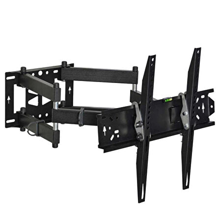 Telefunken 75” İle Uyumlu Hareketli Tv Duvar Askı Asma Aparatı-90 Kg Taşıma
