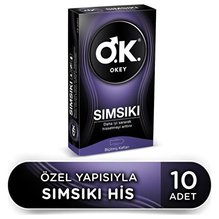 Okey Sımsıkı Prezervatif 10 Adet