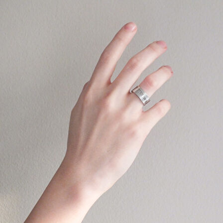 Çelik Alyans Yüzük YZK-309