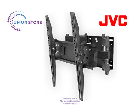 Jvc LT-50VA3005T 50'' Uydu Alıcılı 4K Ultra HD Android 42-65 inç Hareketli LCD LED TV Duvar Askı Aparatı
