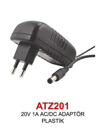 20V 1A AC/DC ADAPTÖR PLASTİK