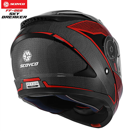 Scoyco FF-868 Sky Breaker Çene Açılır Motosiklet Kaskı