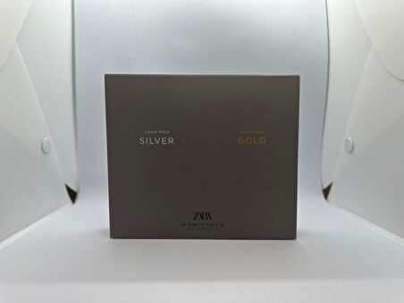 ZARA MAN SILVER EDT 90 ML + ZARA MAN GOLD EDT 90 ML  