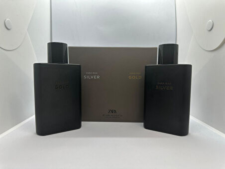 ZARA MAN SILVER EDT 90 ML + ZARA MAN GOLD EDT 90 ML  