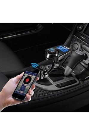 Kingboss T10 Wifi Bluetooth Araç Kiti Fm Usb Fm Transmitter + Araç Kiti