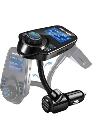 Kingboss T10 Wifi Bluetooth Araç Kiti Fm Usb Fm Transmitter + Araç Kiti