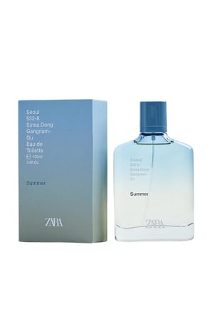 ZARA SEOUL 532-8 SINSA DONG GANGNAM-GU EDT SUMMER 100 ML (3.4 FL. OZ).