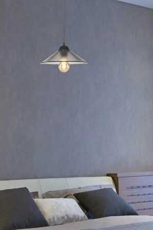 EvLight Mercan Füme Tekli Sarkıt Avize