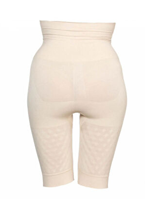 Yüksel Bel Çift Kat Kalça Karın Toparlayıcı Korse Ten 2015