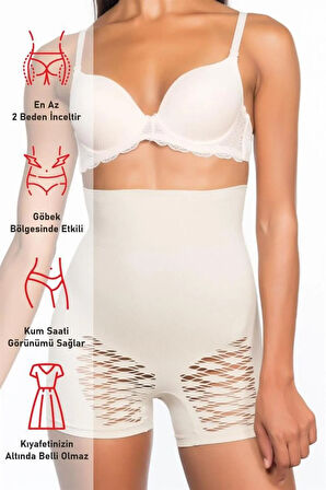 Ten 2064 Popo Açık Fantezi Boxer Korse