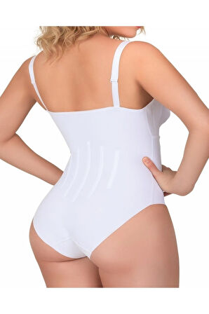 Kadın Sırt Destekli Badi Emzirme Korse Beyaz 2944
