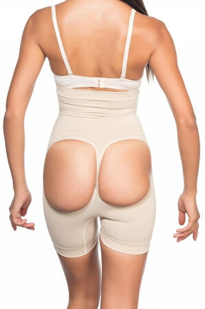 Kadın Ten Karın Toparlayıcı Özel Tasarım Boxer Korse 2033t