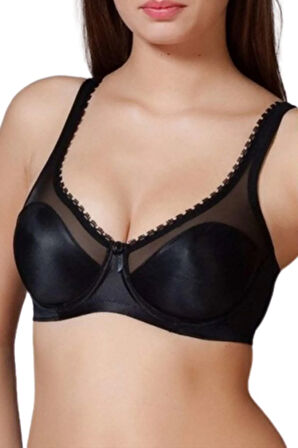 Kadın Siyah Basic Balenli Toparlayıcı Sütyen 169s