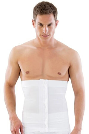 Erkek Beyaz Bel Korse  E1004