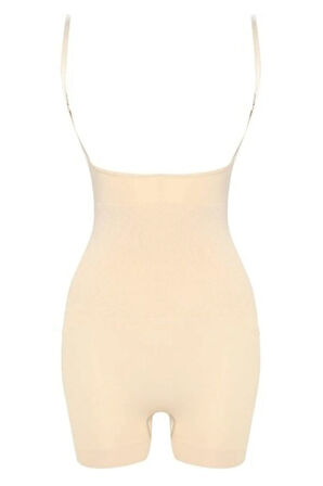 Göğsü Açık Paçalı Boy Korse Ten 2058