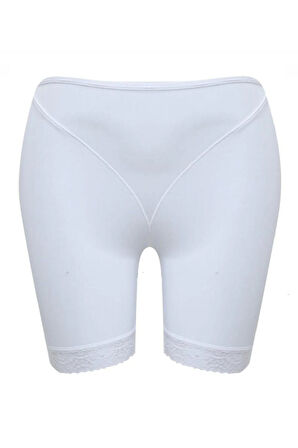 Kadın Beyaz Paçası Dantelli Kalça Toparlayıcı Korse 2002