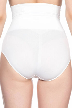 Kadın Beyaz Külot Korse 2200b
