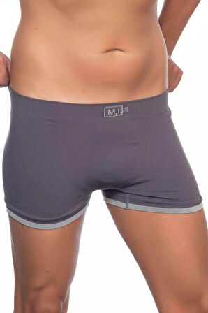 Erkek Antrasit Dikişsiz Erkek Boxer 2104a