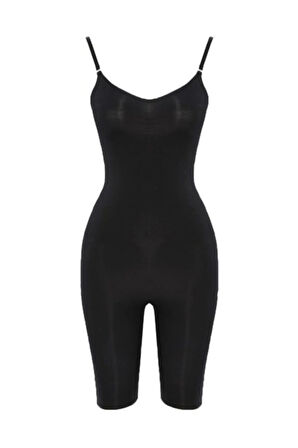 Desenli Boxer Boy Korse Siyah 2071