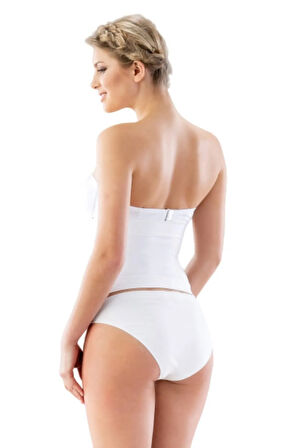 Kadın Beyaz Seamless Bel Korse 2025