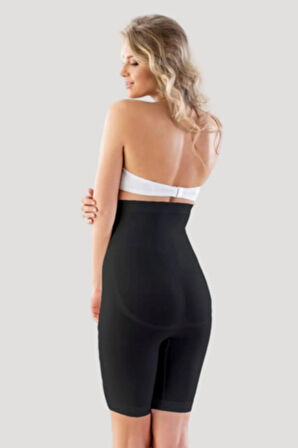 Seamless Uzun Paçalı Boxer Korse Siyah 2006