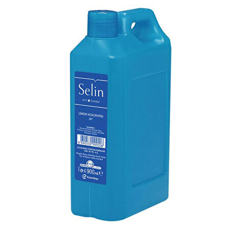 Selin Limon Kolonyası 80 Derece Pet Bidon 900 ml