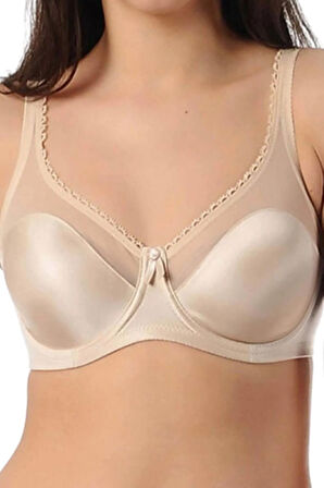 Kadın Bej Basic Balenli Toparlayıcı Sütyen 169