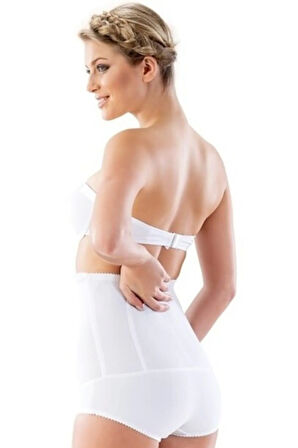 Balenli Mideli Lazer Kesim Slip Korse Ten 2824t