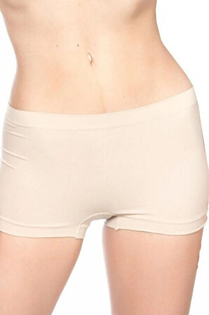 Kadın Ten Toparlayıcı Boxer Şort3000t