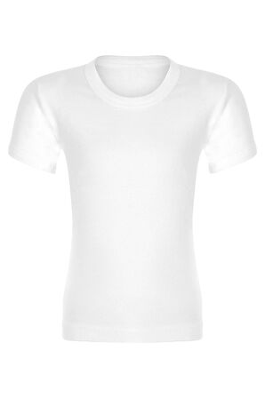 12'li Penye Erkek Çocuk Sıfır Yaka Atlet 28204