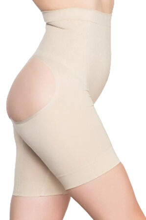 Kadın Ten Kalça Açık Boxer Korse 2032t