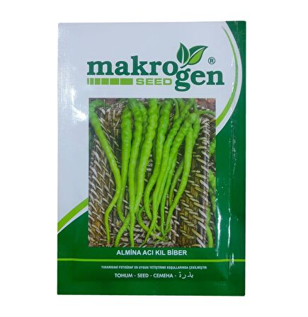 Makrogen Almina Acı Kıl Biber Tohumu 10gr