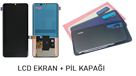 Xiaomi Mİ NOTE 10 Lite LCD Ekran + Arka Kapak MAVİ