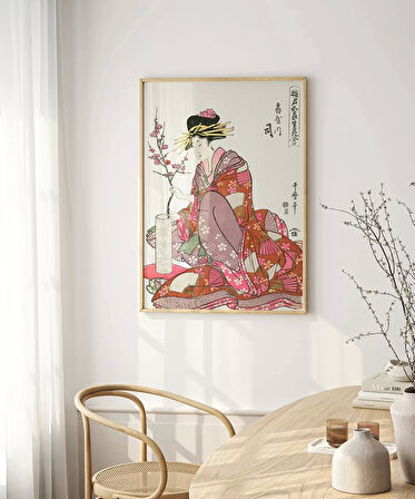 Çerçevesiz Poster Sakura Zarafeti