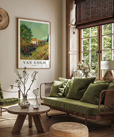 Çerçevesiz Poster Van Gogh Manzara