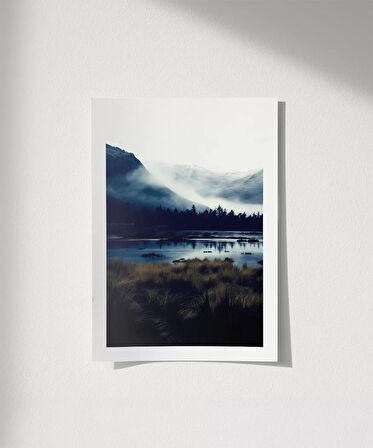 Çerçevesiz Poster Gölün Sessizliği