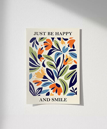 Çerçevesiz Poster Renkli Neşe