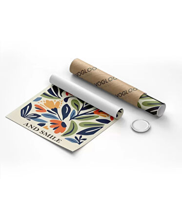 Çerçevesiz Poster Renkli Neşe