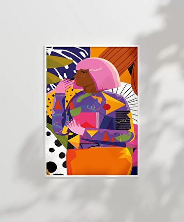 Çerçevesiz Poster Modernliğin Yükselen Yıldızı