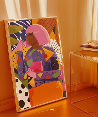 Çerçevesiz Poster Modernliğin Yükselen Yıldızı