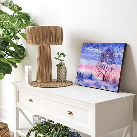 Kış Ağacı Kanvas Tablo